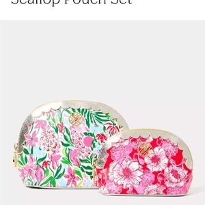 Lilly Pulitzer Vibrant Floral Cosmetic Pouch Set